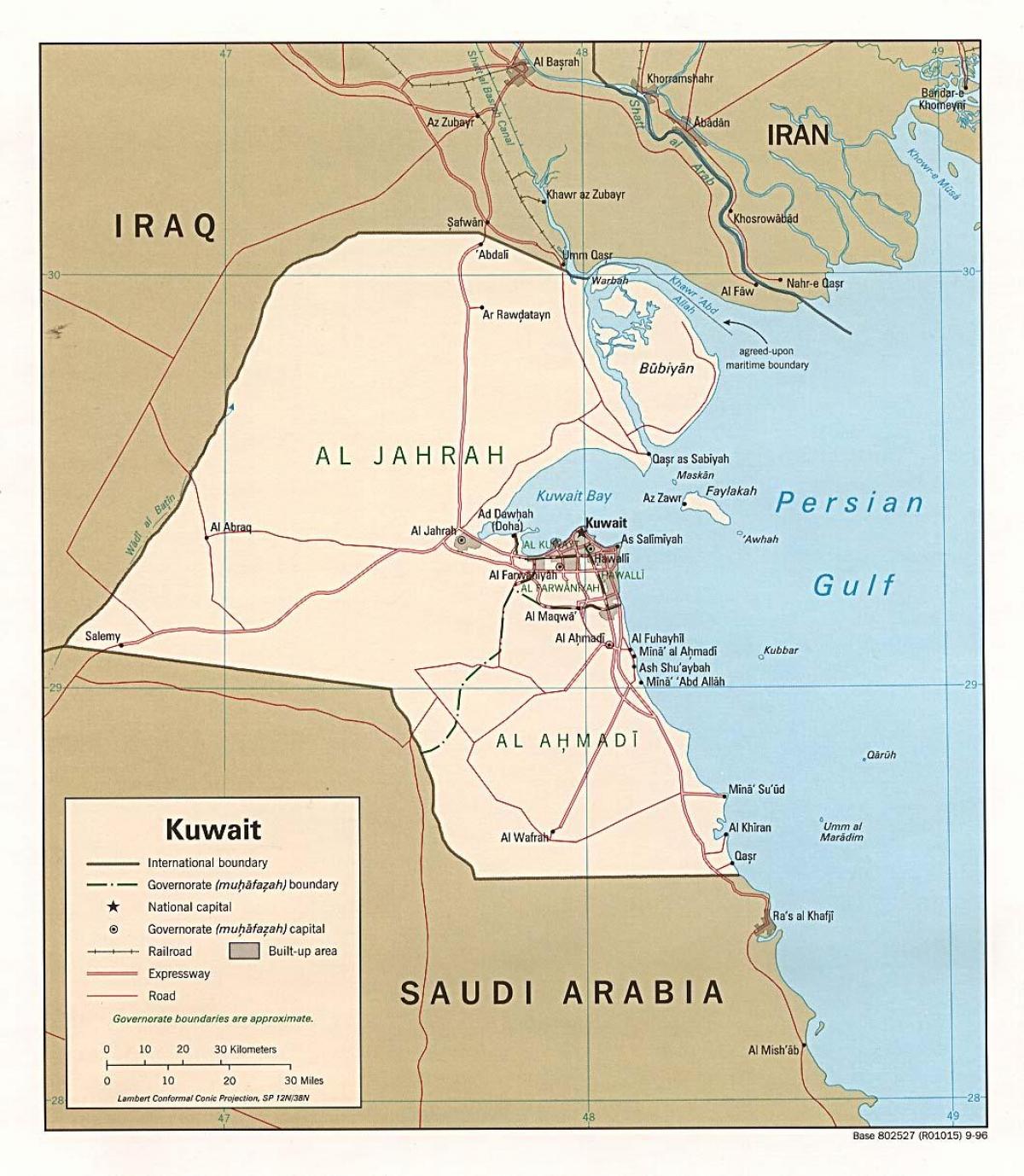 žemėlapis safat kuveitas