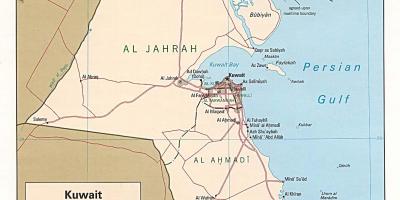 Žemėlapis safat kuveitas